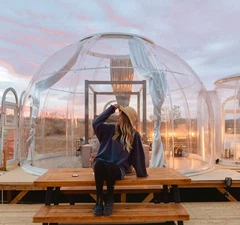 Şeffaf Kubbe Çadır